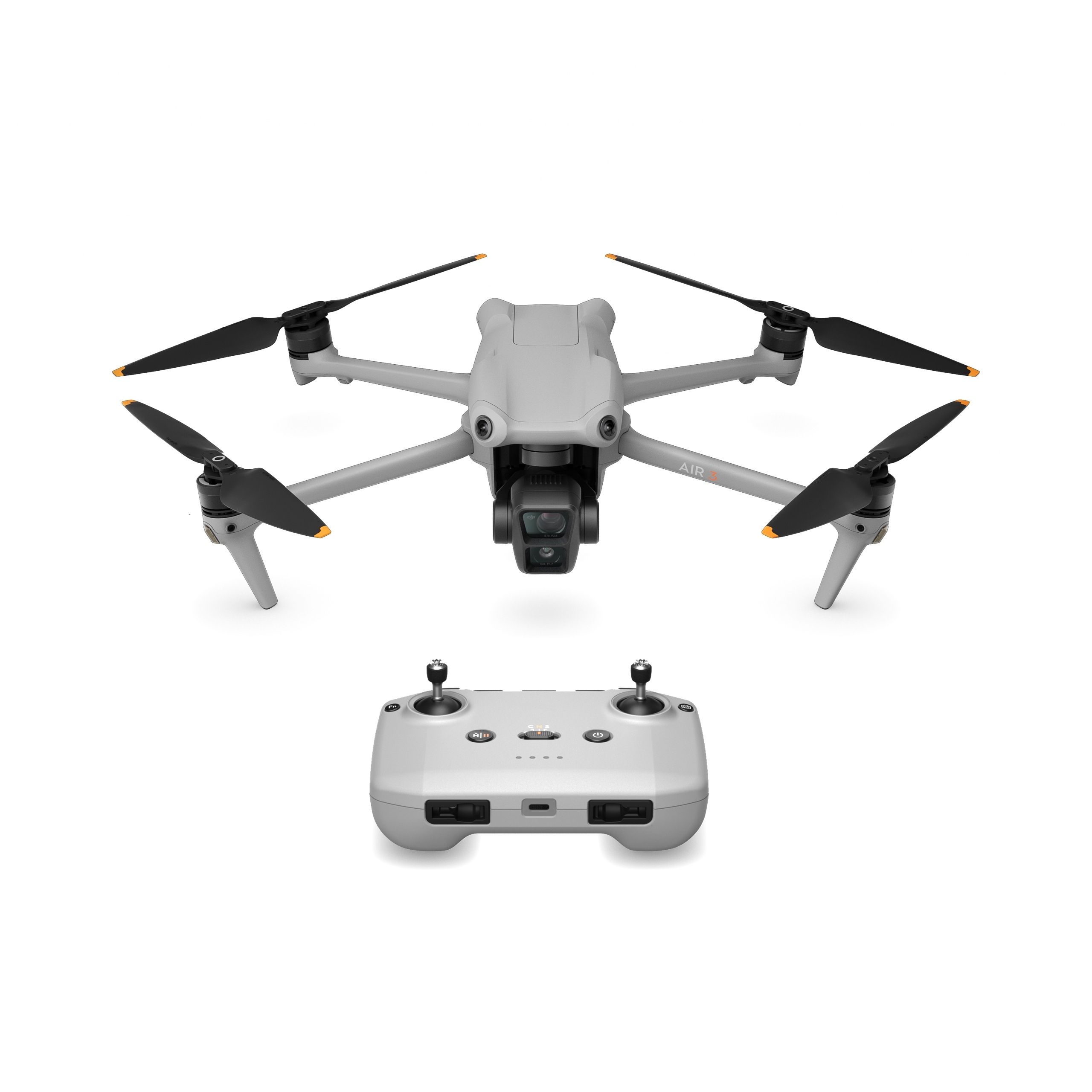 طائرة Mavic Air 3 لطائرة DJI Air 3 بدون طيار مع كاميرا مزدوجة صور 48 ميجابكسل، وقت طيران 46 دقيقة، استشعار العوائق متعدد الاتجاهات، دقة 4K/60 إطارًا في الثانية